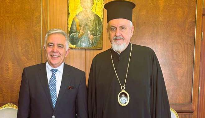 Στο Φανάρι ο Βασίλης Α. Υψηλάντης στην επιμνημόσυνη δέηση για την εκδημία του Μακαριστού πρώην Μητροπολίτη Γάνου και Χώρας Κυρού Αμφιλοχίου