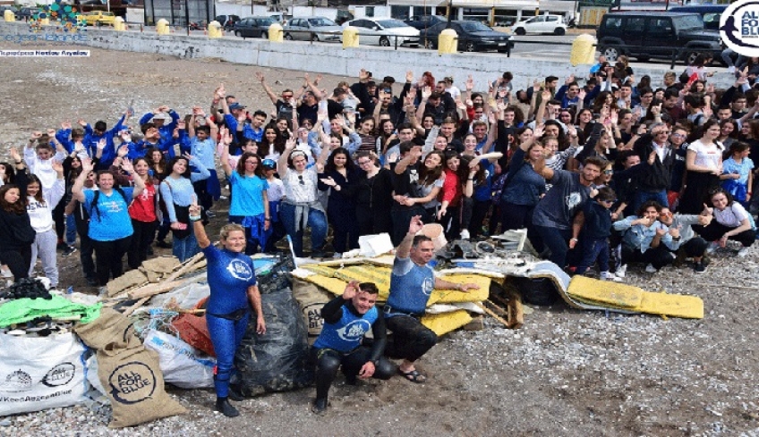 #KeepAegeanBlue: Μαθητές από Λύκεια και Γυμνάσια της Ρόδου ένωσαν τις δυνάμεις του για πιο καθαρές θάλασσες και ακτές