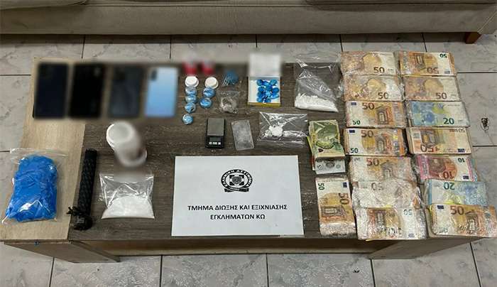 Εξαρθρώθηκε εγκληματικός βραχίονας που διακινούσε ποσότητες κοκαΐνης και κάνναβης στην Κω