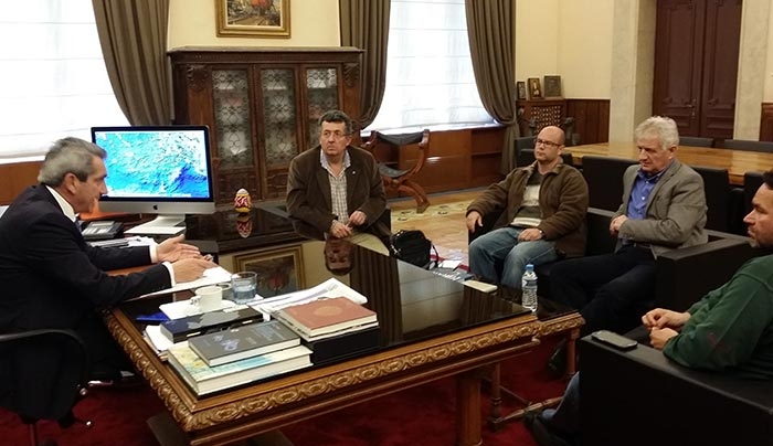 Α ΕΛΜΕ: Συνάντηση με τον Περιφερειάρχη Γ. Χατζημάρκο