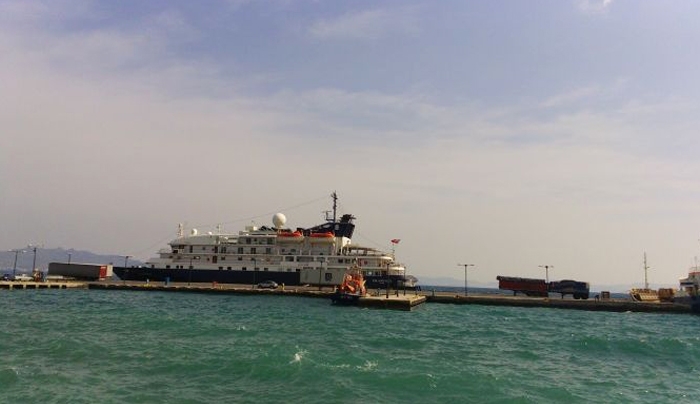 Το πρώτο κρουαζιερόπλοιο έφτασε σήμερα στο λιμάνι της Κω