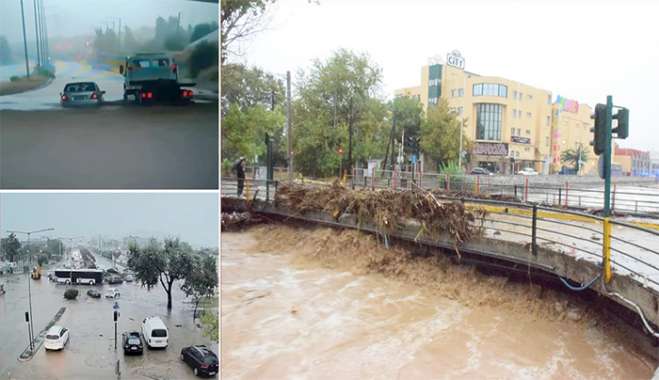 Βαρύ χτύπημα της κακοκαιρίας στον Βόλο: Απαγορεύτηκε η κυκλοφορία, ένας νεκρός και ένας αγνοούμενος