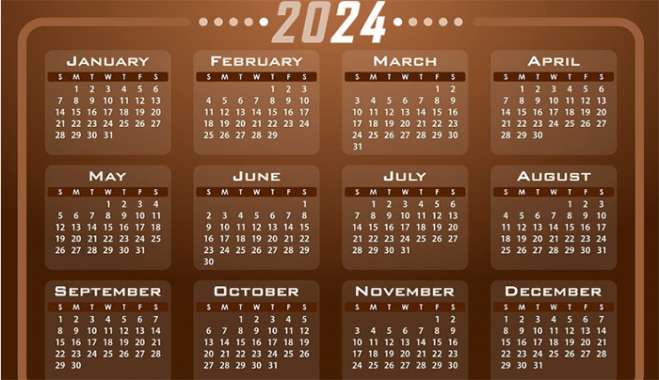 2024: Δείτε αναλυτικά τα τριήμερα του νέου έτους