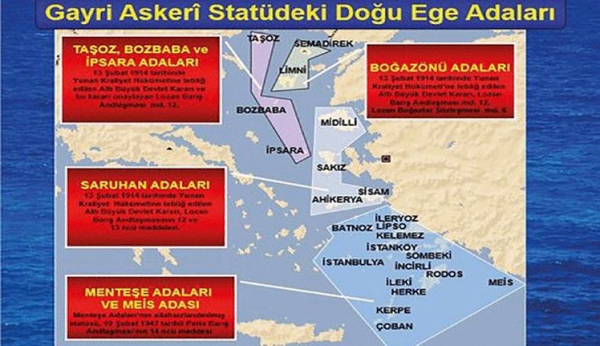 Τουρκικός Τύπος: Η Ελλάδα χάνει τα νησιά του Αιγαίου επειδή έστειλε στρατό – Χάρτης πρόκληση