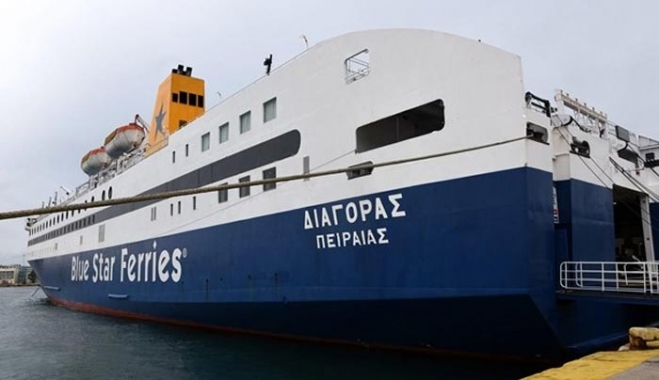 Την πώληση του πλoίου «Διαγόρας» και την επαναγορά του μέχρι το τέλος του έτους ανακοίνωσε η Blue Star