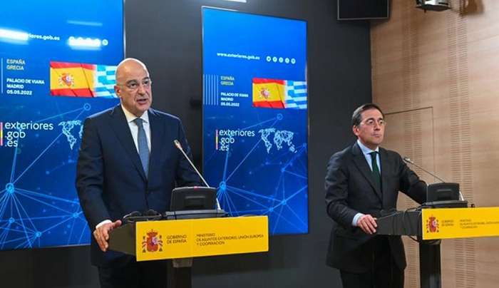 Ν. Δένδιας: Κοινή θέση Ελλάδας – Ισπανίας για τα δικαιώματα των νησιών στις θαλάσσιες ζώνες