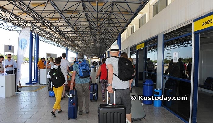 Με +12,74% στις αφίξεις τουριστών στο Αεροδρόμιο «Ιπποκράτης» έκλεισε ο Αύγουστος για την Κω