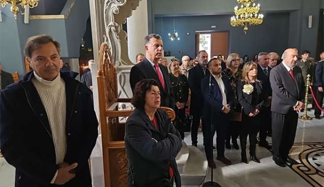 Με τη δέουσα επισημότητα η καθιερωμένη Δοξολογία για την πρώτη ημέρα του νέου έτος, στον Ι.Ν Αγίου Νικολάου Κω