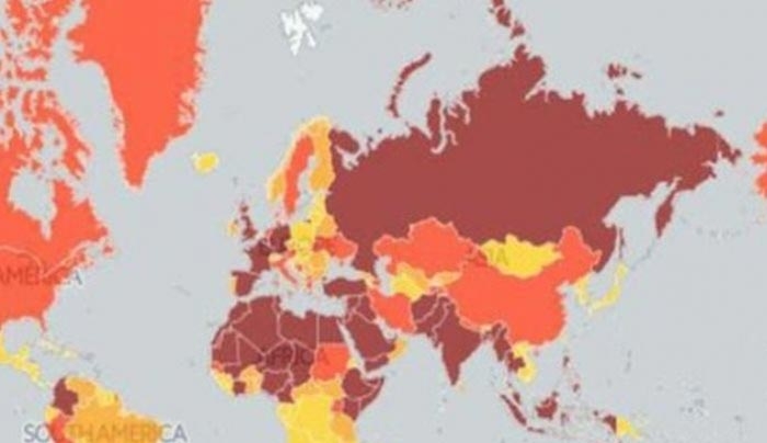 Ο χάρτης των κρατών που απειλούνται από τρομοκρατικά χτυπήματα – Πού βρίσκεται η Ελλάδα