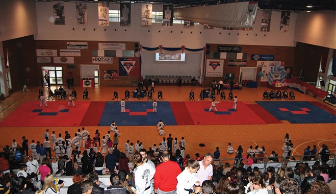 496 μικροί αθλητές και αθλήτριες, στην πρεμιέρα του Πανελληνίου ταε κβο ντo itf, στην ΧΑΝΘ
