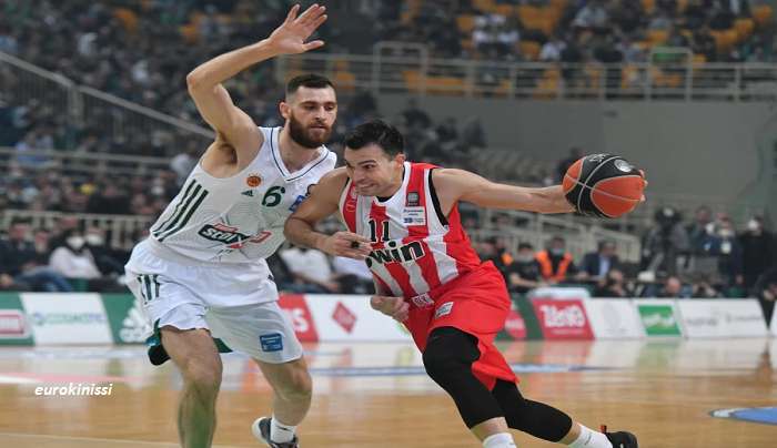 «Καπάρωσε» την πρώτη θέση της Basket League ο Ολυμπιακός με νίκη μέσα στο ΟΑΚΑ επί του Παναθηναϊκού