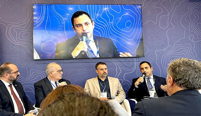 «Ο Αντ. Γιαννικουρής στην συζήτηση "Η νησιωτικότητα ως "ρήτρα" για την ανθεκτικότητα", που διοργανώθηκε από την Γεν. Γραμματεία Αιγαίου και Νησιωτικής Πολιτικής στην ΔΕΘ»