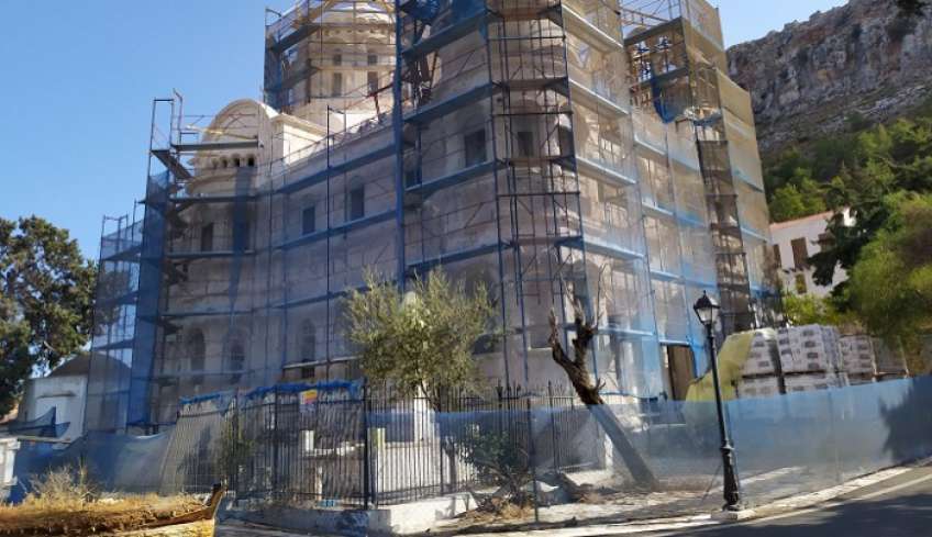 Το Σάββατο θα γίνουν τα εγκαίνια του ανακαινισμένου ναού στο Καστελλόριζο