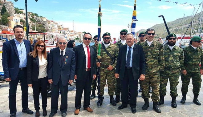 Ο Ι. Φλεβάρης στις εορταστικές εκδηλώσεις για την απελευθέρωση της Σύμης