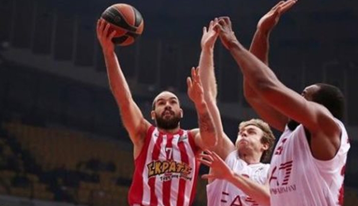 Μπάσκετ-Ευρωλίγκα: Αρμάνι Μιλάνο-Ολυμπιακός 74-83