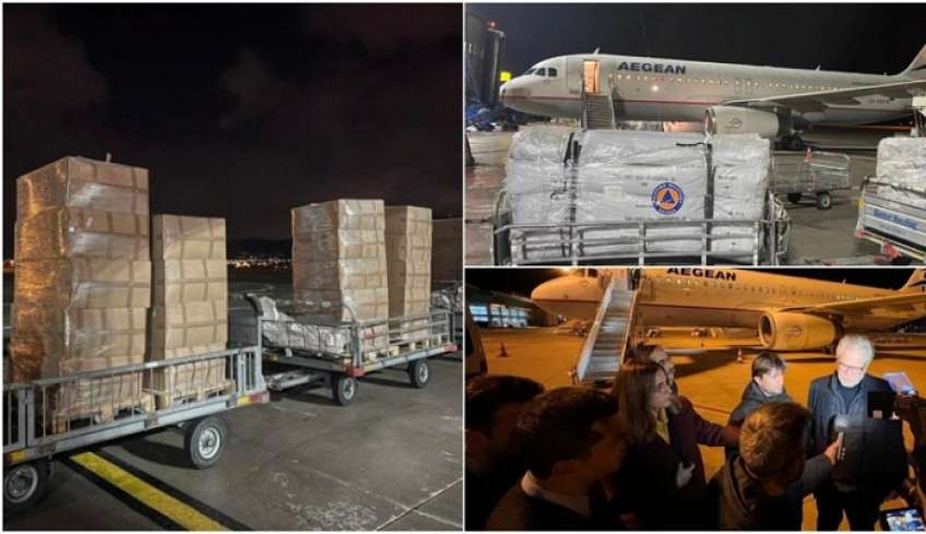 Η Ελλάδα έχει στείλει ήδη 4 αεροπλάνα με βοήθεια στην Τουρκία- 130 τόνοι τρόφιμα, φάρμακα, σκηνές και κουβέρτες