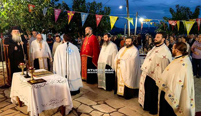 Τον Άγιο Ευστάθιο γιόρτασαν στον Άγιο Αδριανό (Κατσίγκρι) στην Αργολίδα