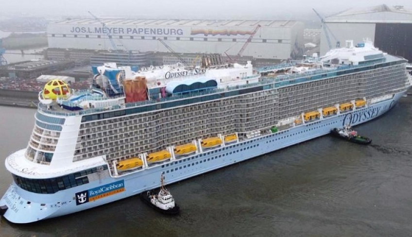 Το πλωτό παλάτι “Odyssey of The Seas” θα πραγματοποιήσει φέτος 15 προσεγγίσεις στο λιμάνι της Ρόδου
