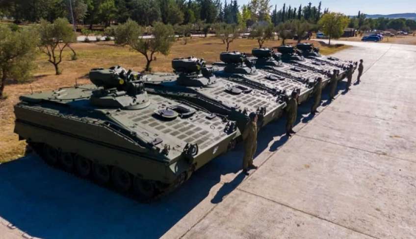 Στην Ελλάδα τα πρώτα έξι τεθωρακισμένα οχήματα μάχης Marder 1A3