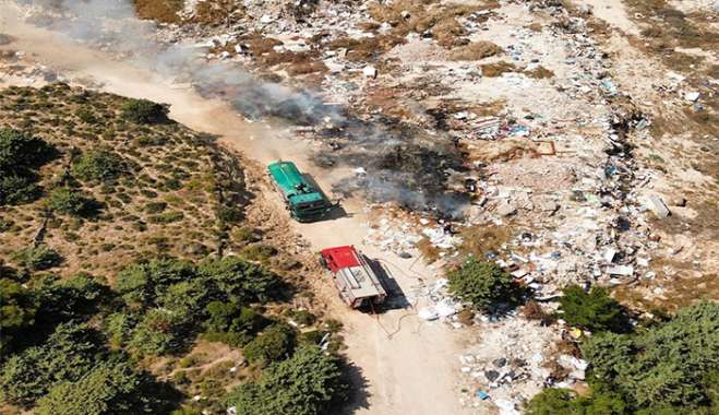 ΔΥΝΑΜΗ ΑΛΛΑΓΗΣ :  ‘’ Γνώριζαν και ανέχονταν την ανεξέλεγκτη κατάσταση με την παράνομη χωματερή στη Κέφαλο που σήμερα έπιασε φωτιά.’’