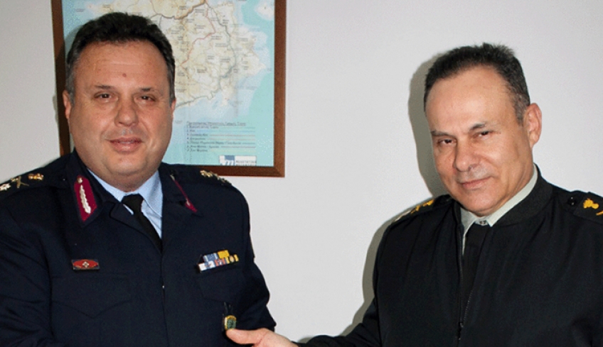 Συνάντηση του Γενικού Περιφερειακού Αστυνομικού Διευθυντή Νοτίου Αιγαίου με τον Διοικητή της Ανωτάτης Στρατιωτικής Διοίκησης Εσωτερικού και Νήσων
