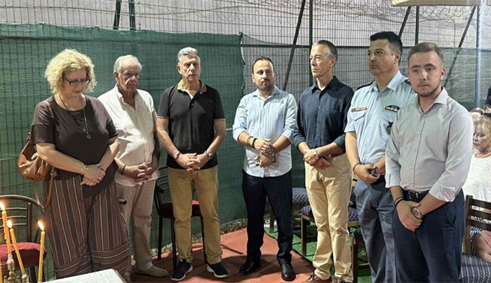 Πανηγυρικός Εσπερινός του Αγίου Φανουρίου στις Δικαστικές Φυλακές Κω
