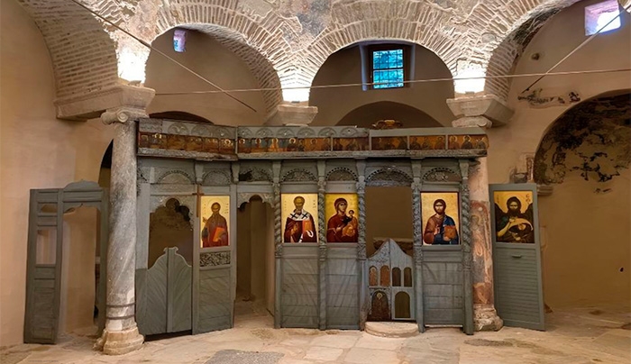 Πρόσκληση θυρανοιξίων Παλαιοχριστιανικού Βαπτιστηρίου Επτά Βήματα και παράδοση αγάλματος Αγίου Νικολάου