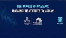 Aegean Skills: Ξεκινούν σήμερα δύο νέα δωρεάν επιμορφωτικά προγράμματα για τους κατοίκους του Νοτίου Αιγαίου